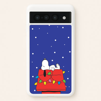 Cartoon Beagle Fairylights Google Pixel 7 Pro Case
