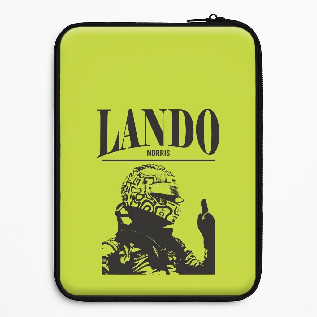 Lando Black And Green  Laptop Sleeve