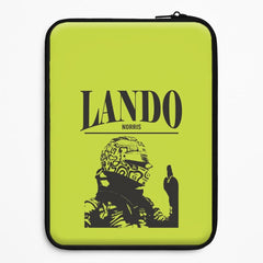Lando Black And Green  Laptop Sleeve
