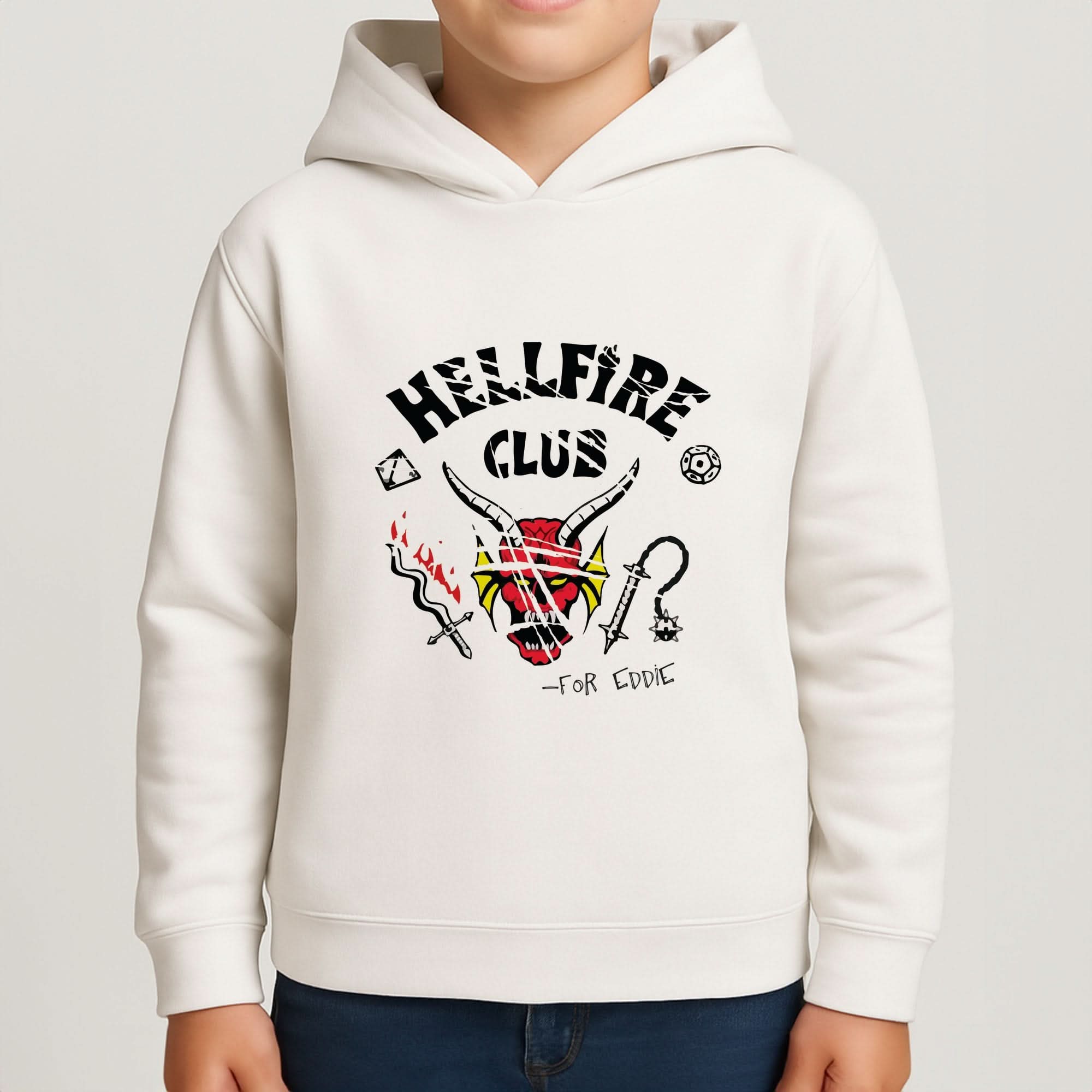 Torn Hellfire Club Boys Hoodie