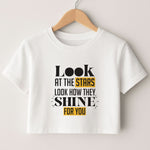 Look At The Stars Crop Top