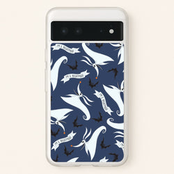 Skeleton Dog And Bats Pattern Google Pixel 6 Case