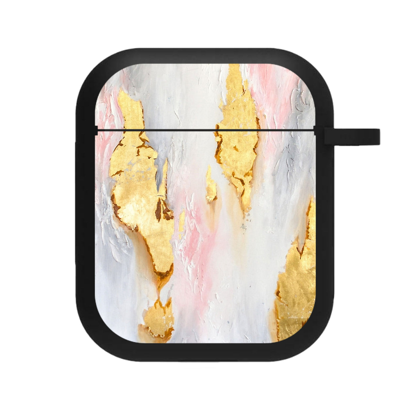 Gold Flaked Marble Pattern AirPods Case