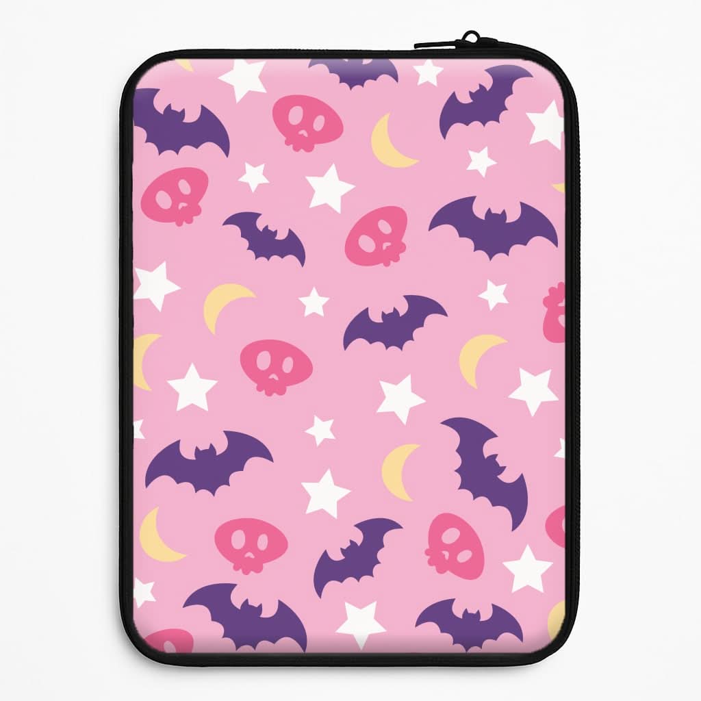 Skull, Bats And Stars Pattern Universal Laptop Sleeve