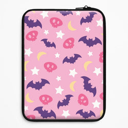 Skull, Bats And Stars Pattern Universal Laptop Sleeve