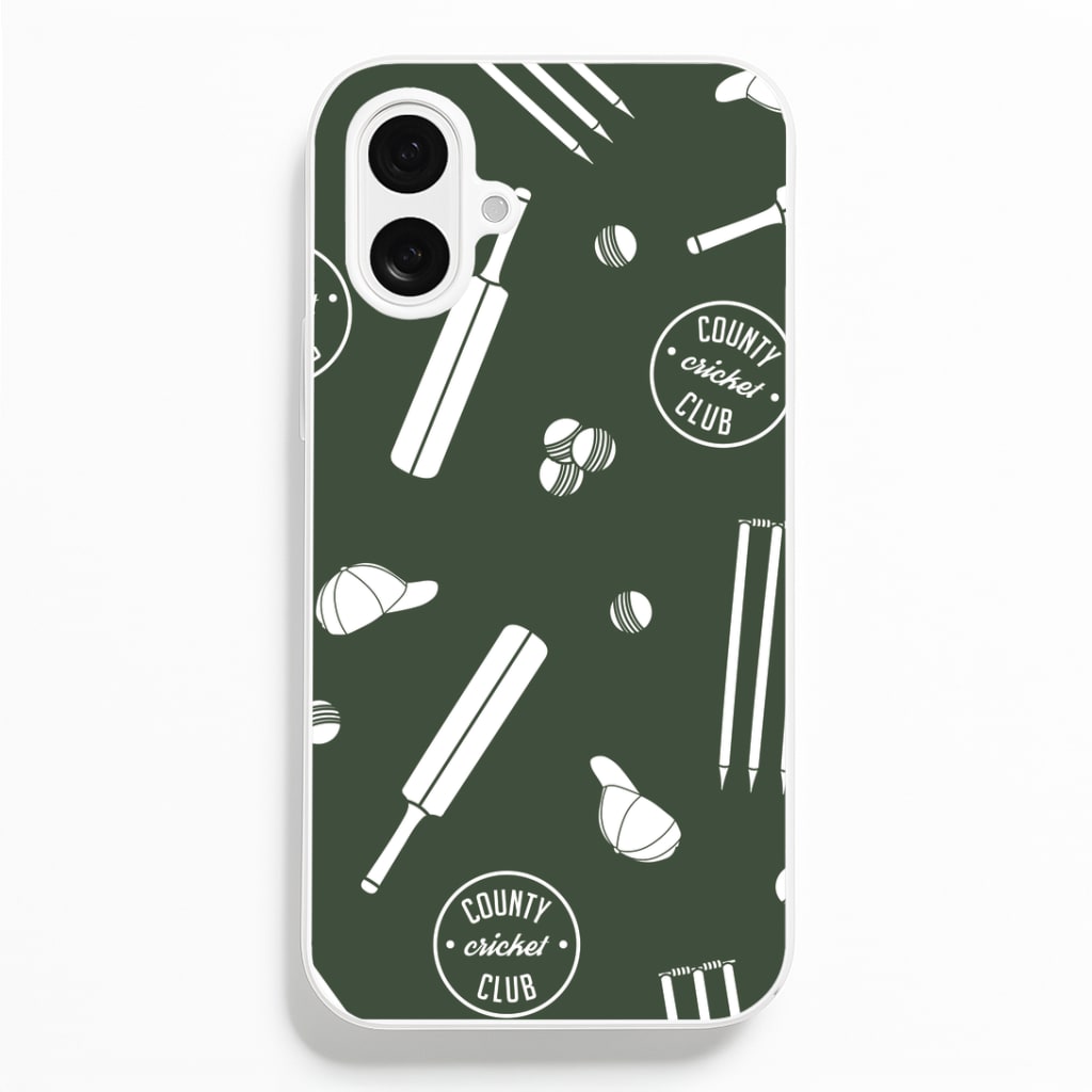 Cricket Props Pattern iPhone 16 Case