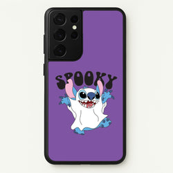 Spooky Cute Blue Alien Galaxy S21 Ultra Case