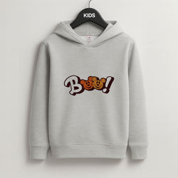 Pumkin Mouse Boo Grey Kids Hoodie