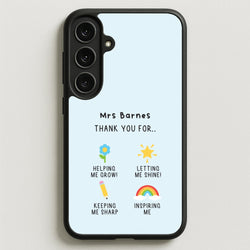 Thank You For Helping Me Galaxy S25FE Case