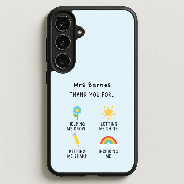 Thank You For Helping Me Galaxy S25FE Case
