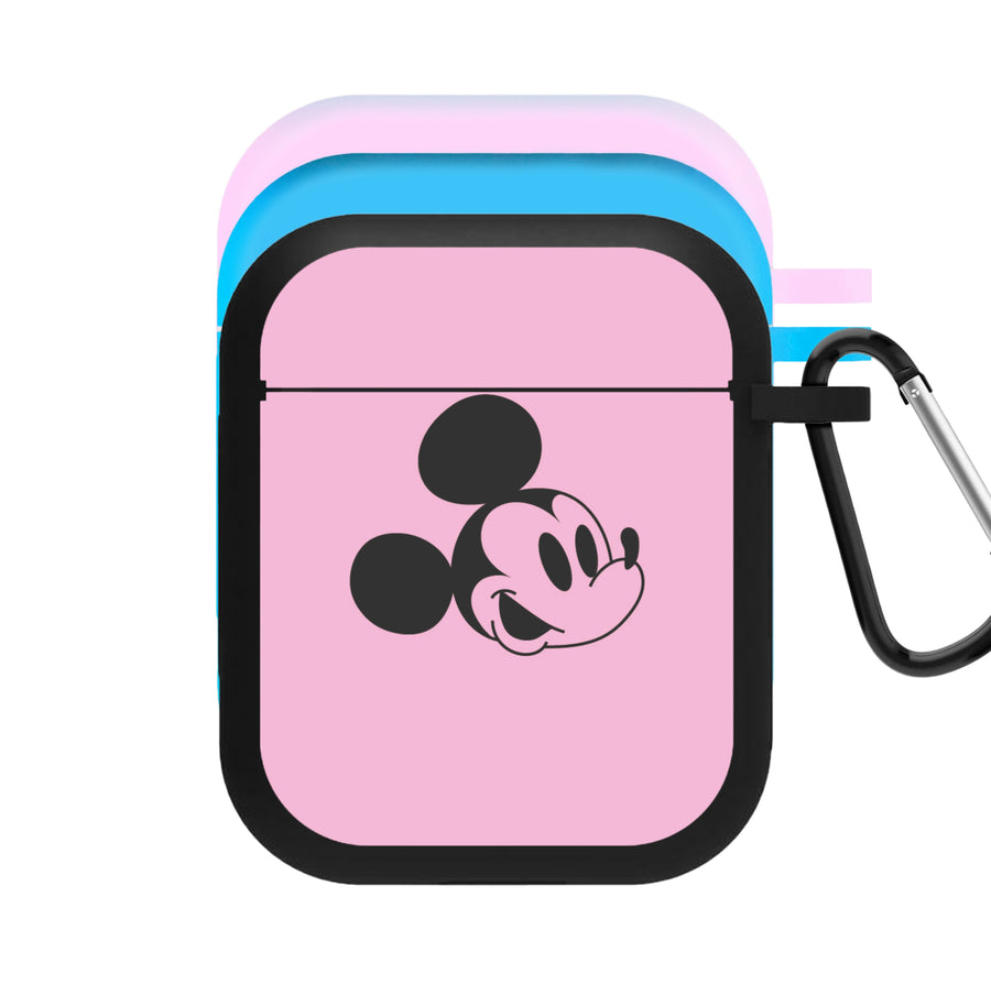 Pink Mickey  AirPods Case