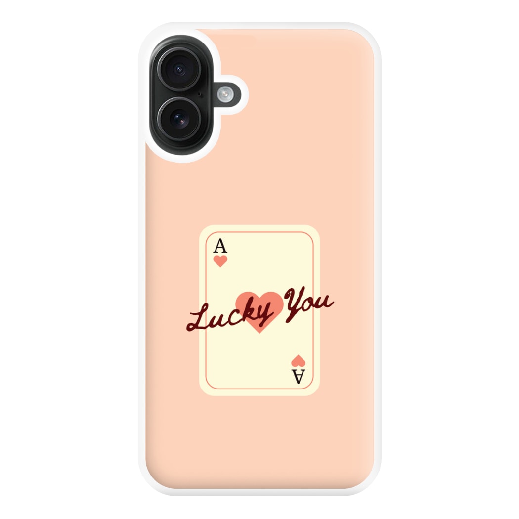 Lucky You Card iPhone 16 Plus Case