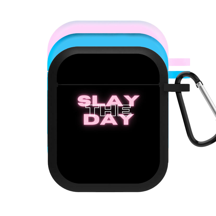 Slay The Day - Sassy Quote AirPods Case