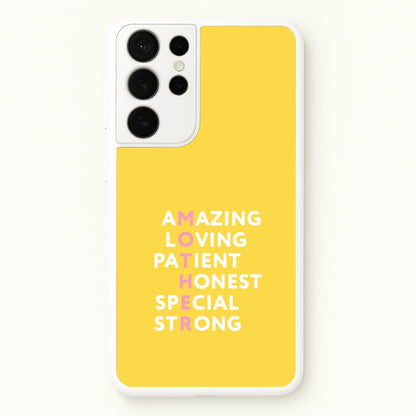 Mother Anagram Galaxy S21 Ultra Case