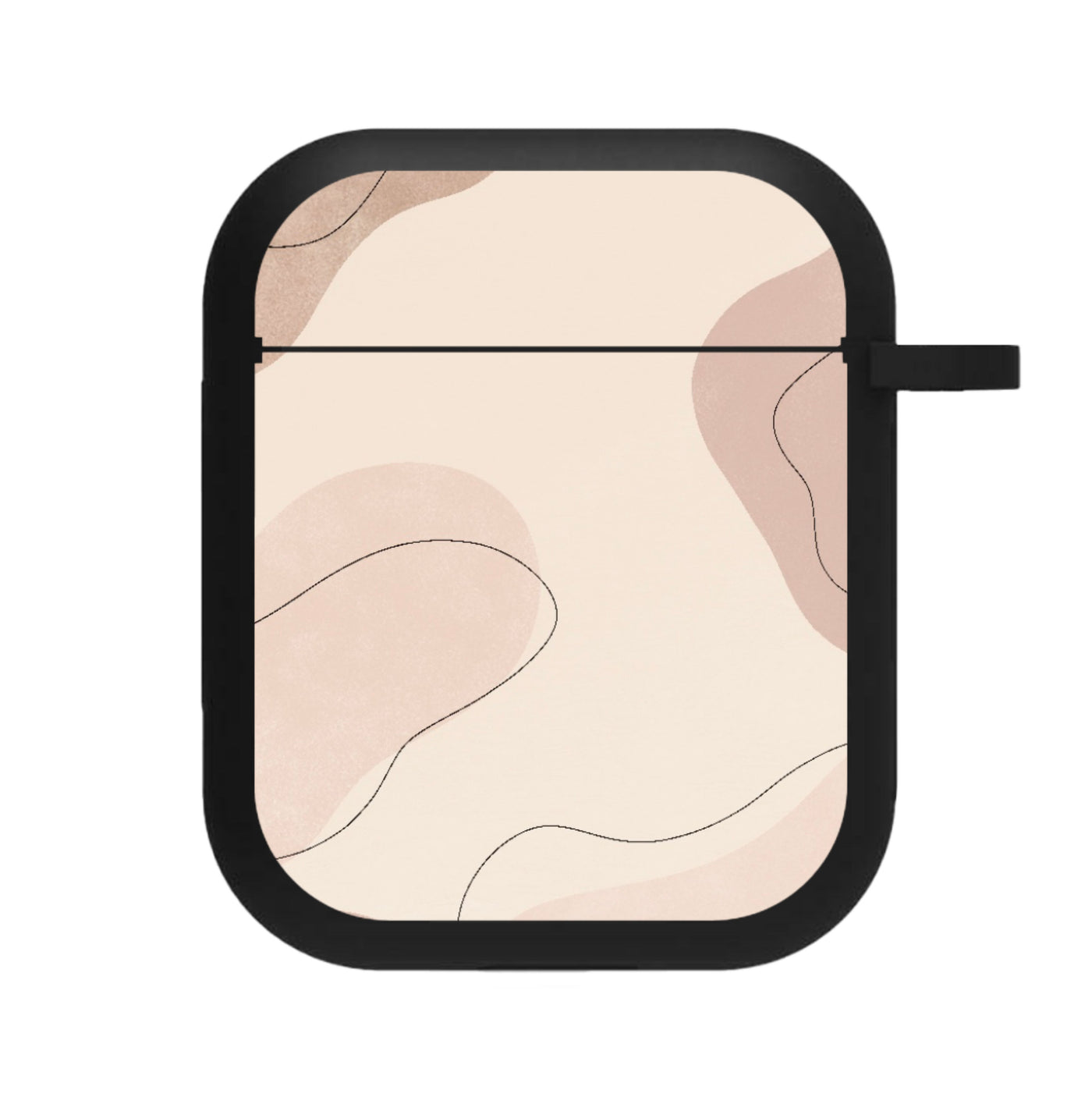Abstract Beige AirPods Case