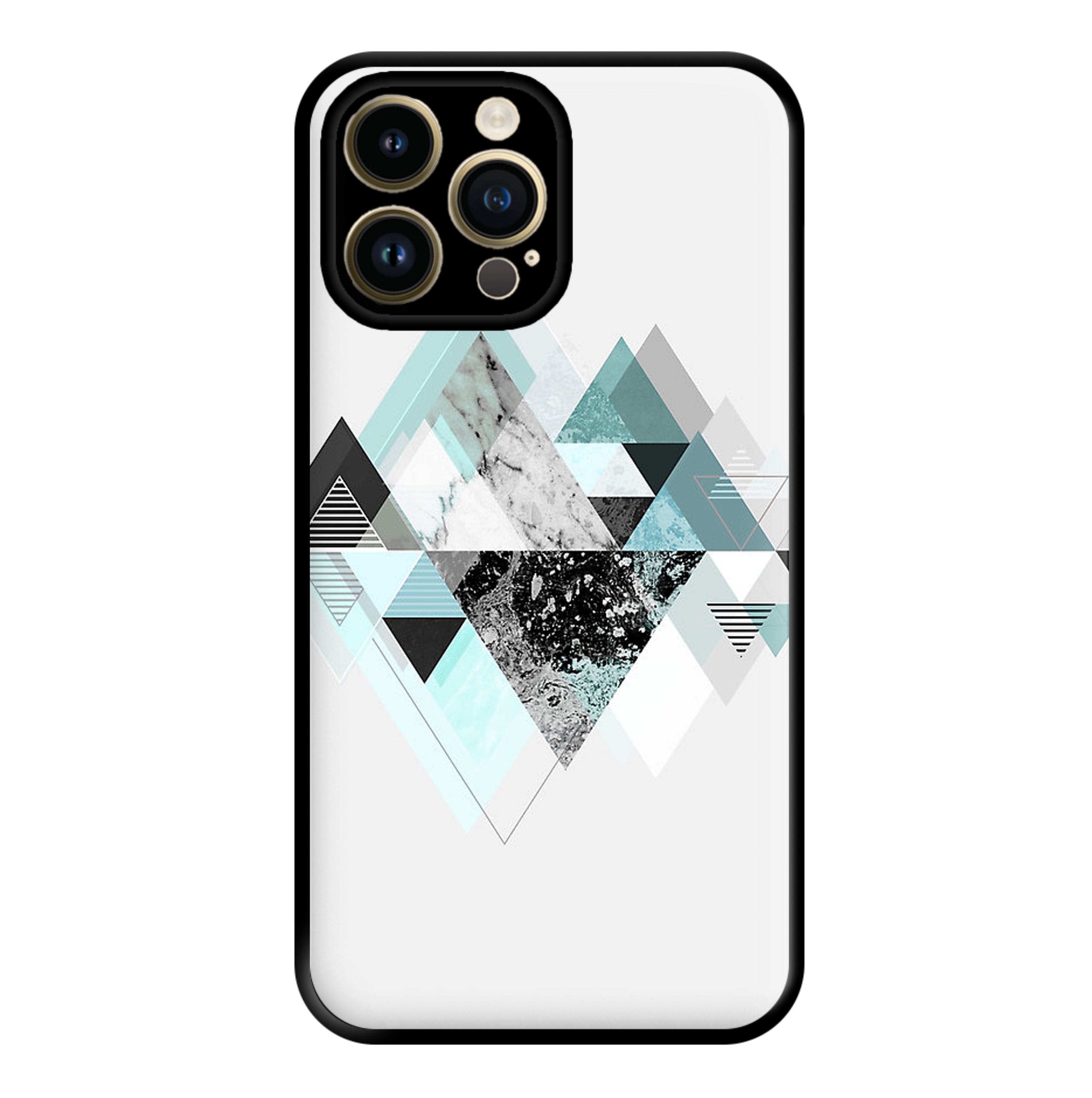 Triange Marble Pattern Phone Case