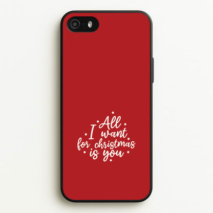 All I Want For Christmas Is You Stars iPhone 5 / 5s / SE 2016 Case
