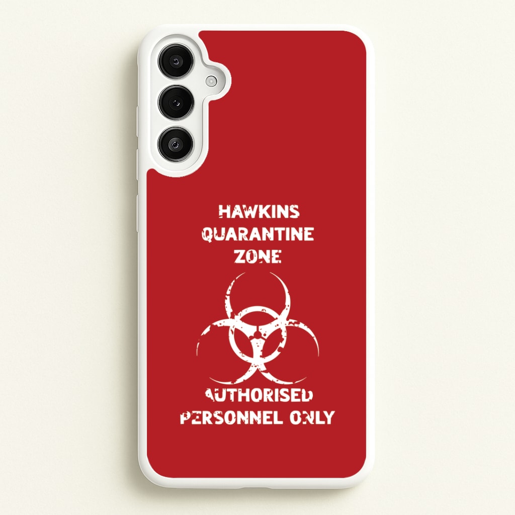 Hawkins Quarantine Zone Galaxy A34 Case