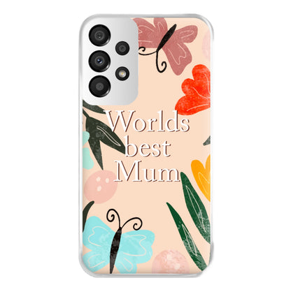 Worlds Best Mum - Floral Mother's Day Phone Case