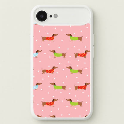 Christmas Jumpers Dachshund Pattern iPhone 17 Air Case