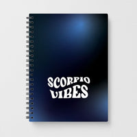 Scorpio Vibes Gradient Zodiac Notebook