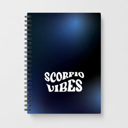 Scorpio Vibes Gradient Zodiac Notebook