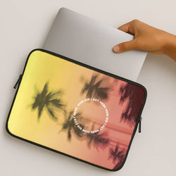 Palm Trees Circle MacBook Cover