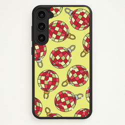 Disco Baubles Pattern Galaxy S23 Plus Case