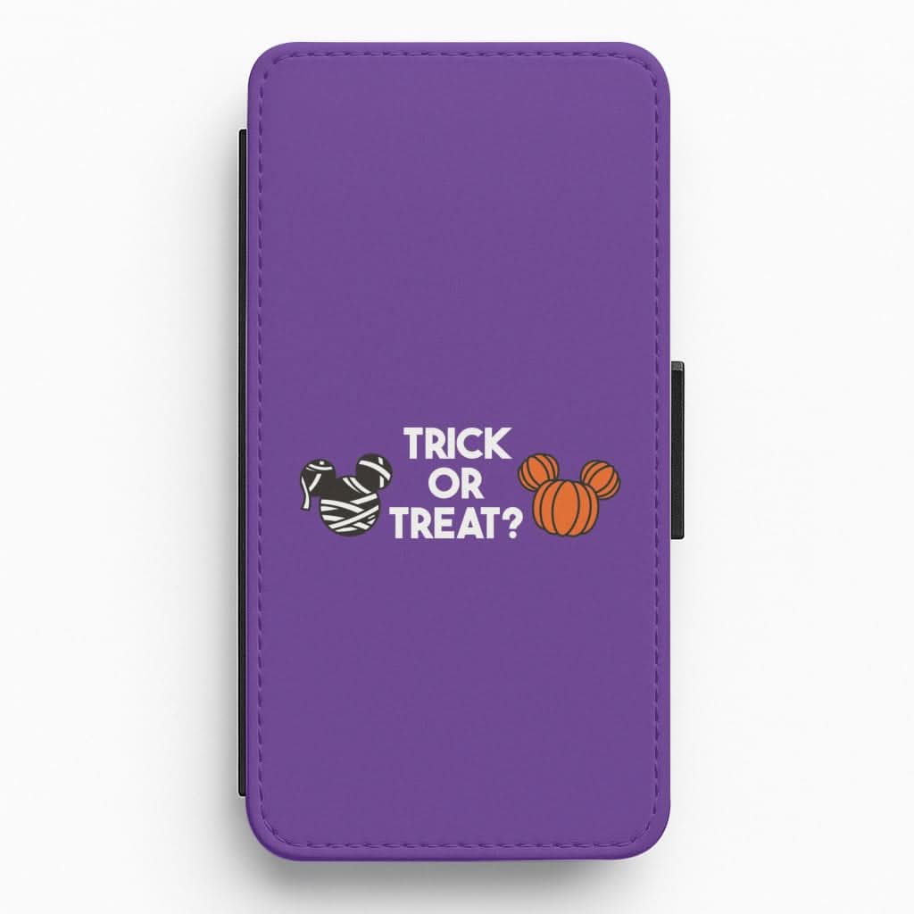 Trick Or Treat Mouse Flip / Wallet Phone Case