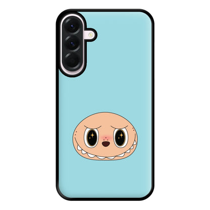 Cute Blue Monster Face Galaxy A36 Case