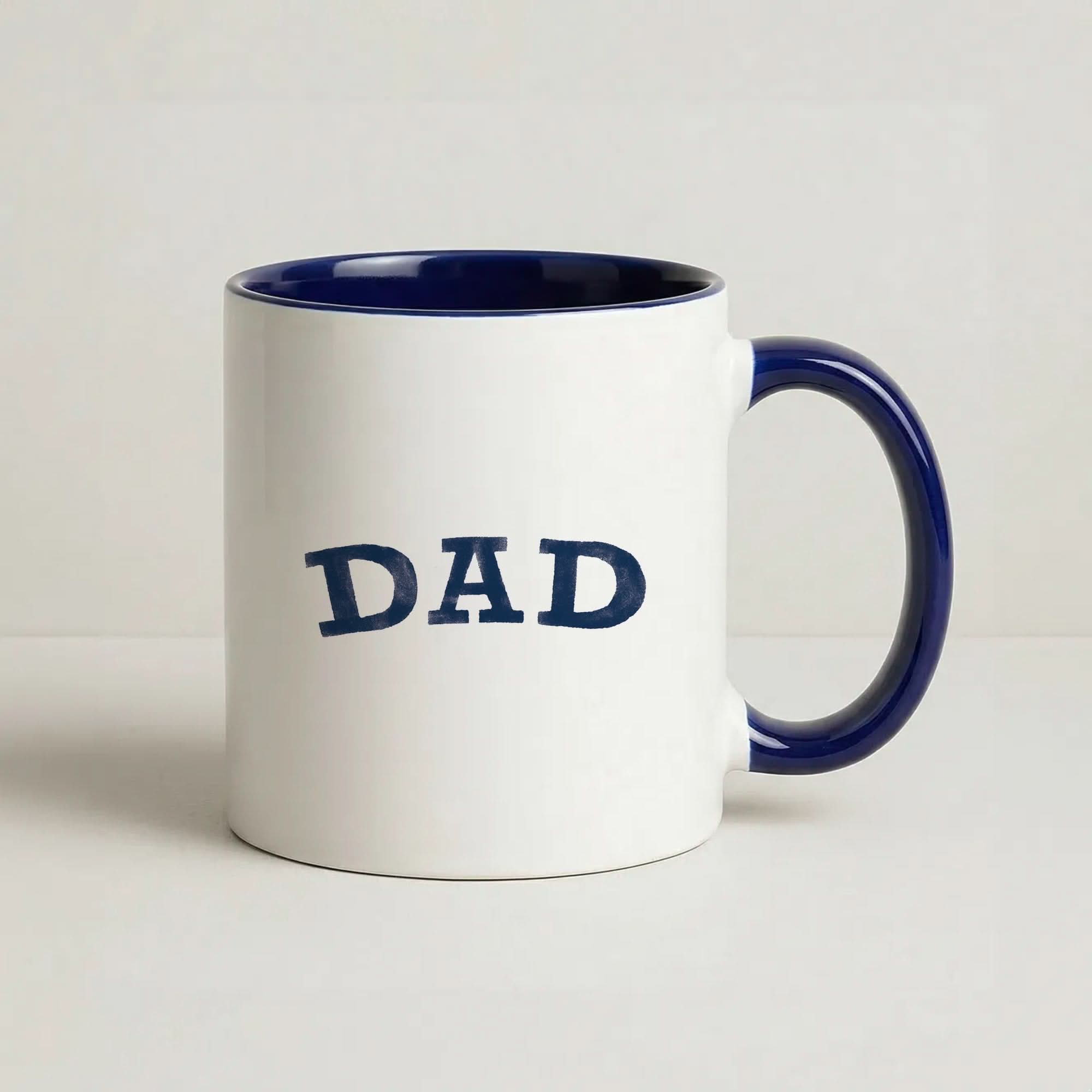 DAD Letters Navy Mug