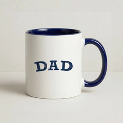 DAD Letters Navy Mug