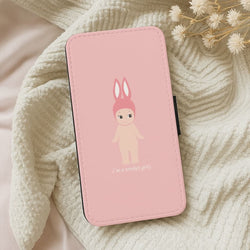 I'm A Trinket Girly Leather Phone Case