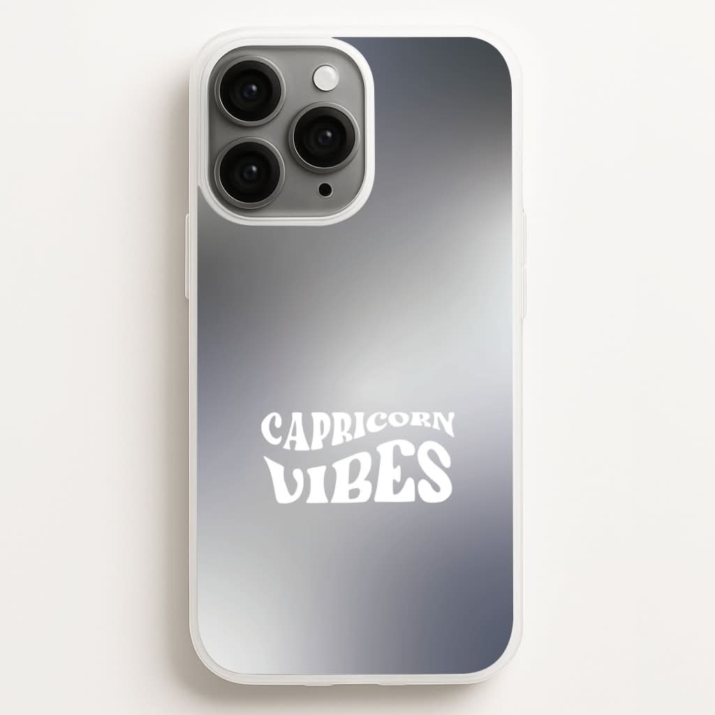 Capricorn Vibes Gradient Zodiac Phone Case
