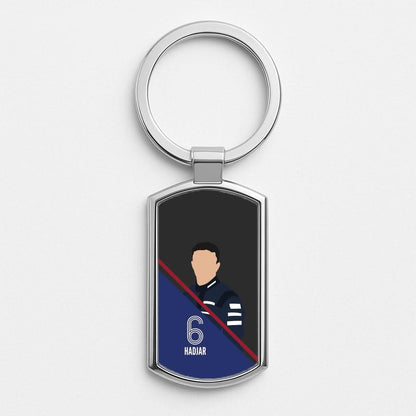 Hadjar 2026 Silver Metal Keyring