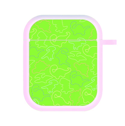 Outline Pattern - Dinosaurs AirPods Case