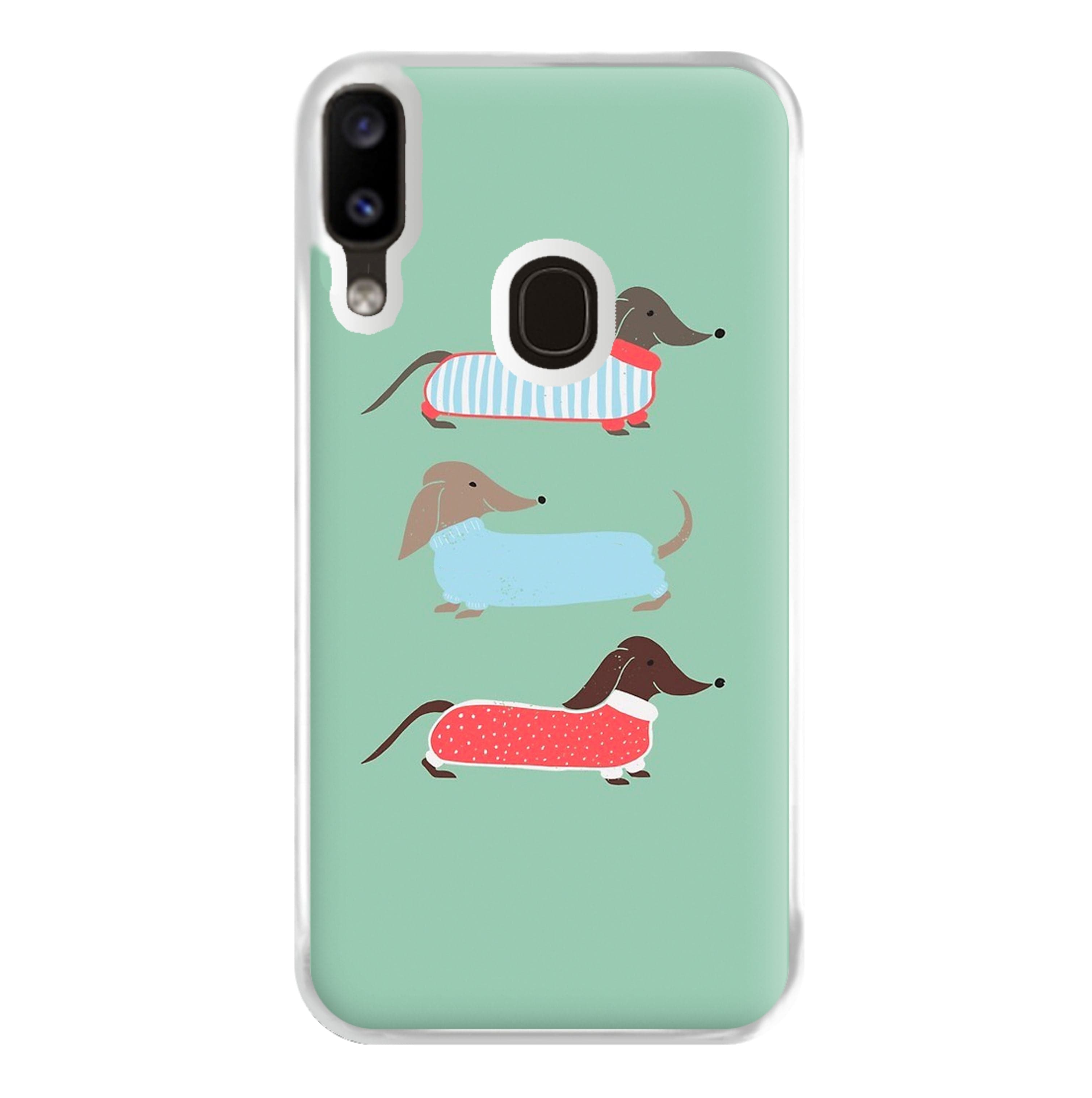 Sausage Dogs in Jumpers Phone Case