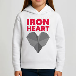 Metal Heart Girls Hoodie