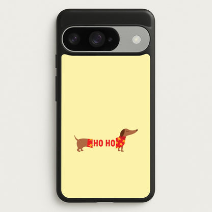 Christmas Jumper Ho Ho Dachshund Google Pixel 10 / 10 Pro Case
