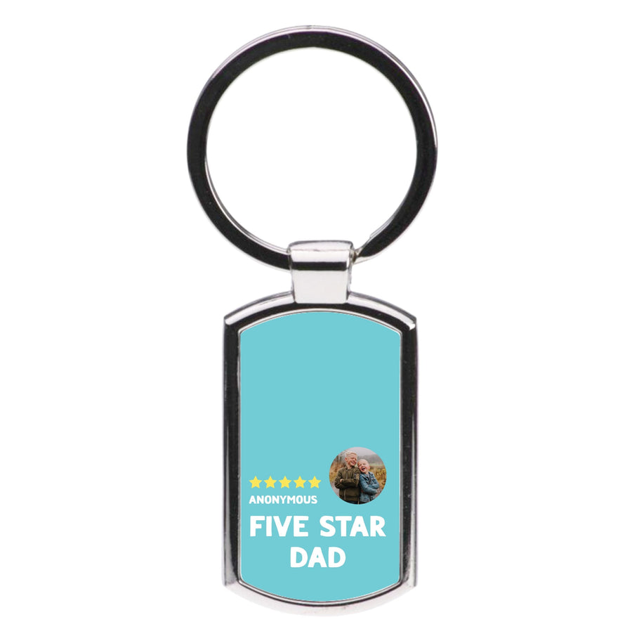 Five Star Dad - Personalised Father's Day Luxury Keyring
