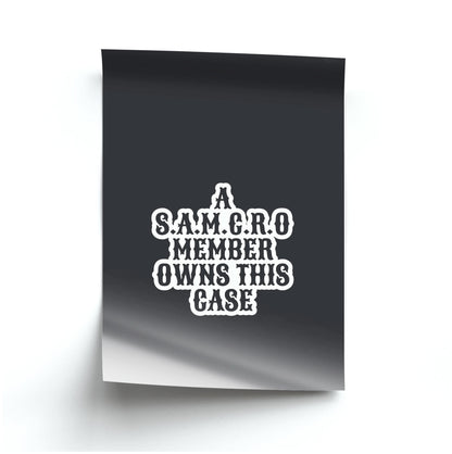 SAMCRO Member Poster