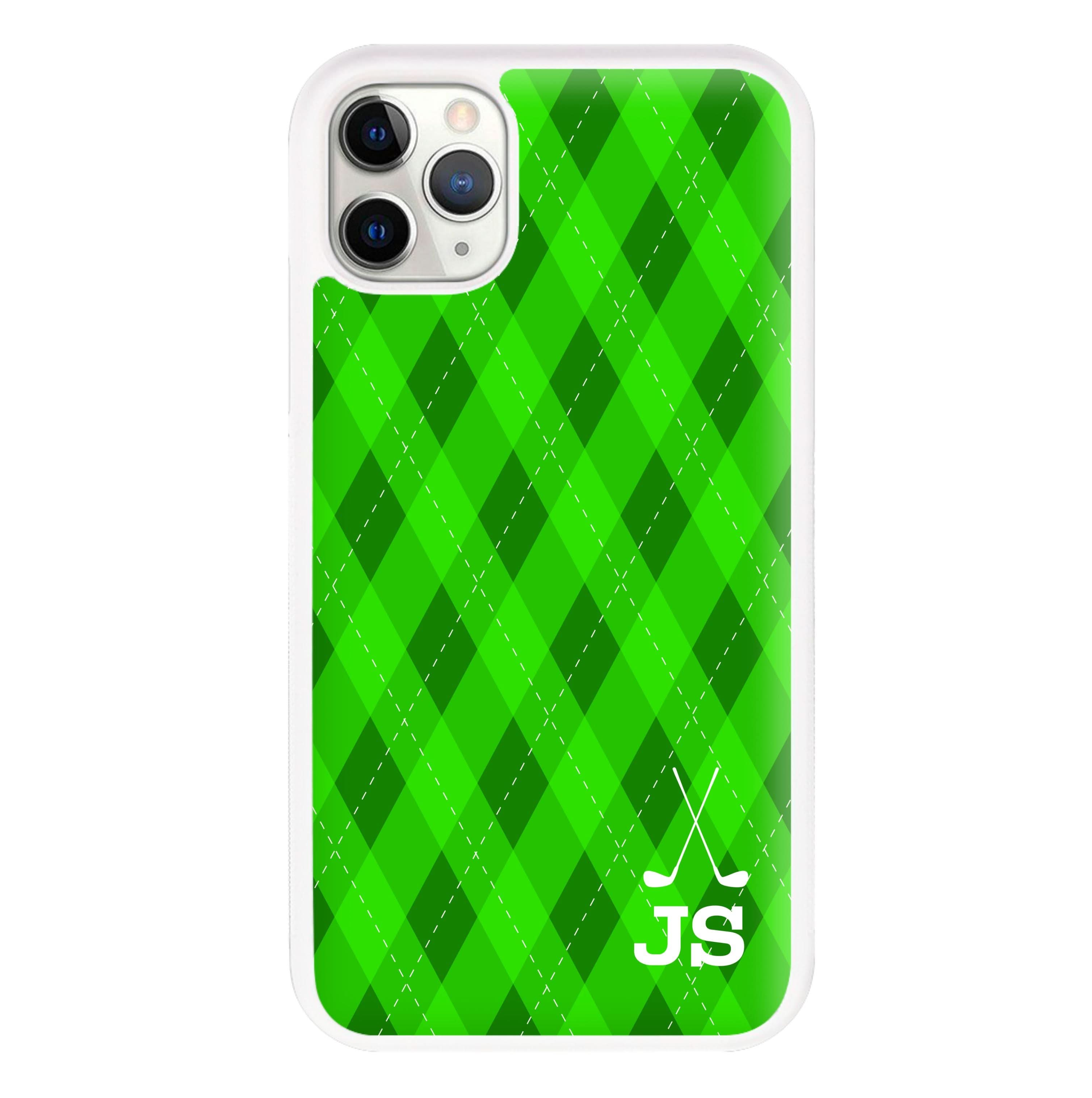 Personalised Golf Pattern Phone Case