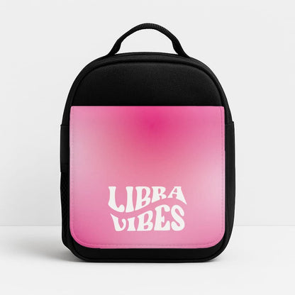 Libra Vibes Gradient Zodiac Insulated Lunch Bag