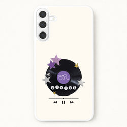 Amethyst Vinyl Scrapbook Galaxy A57 Case