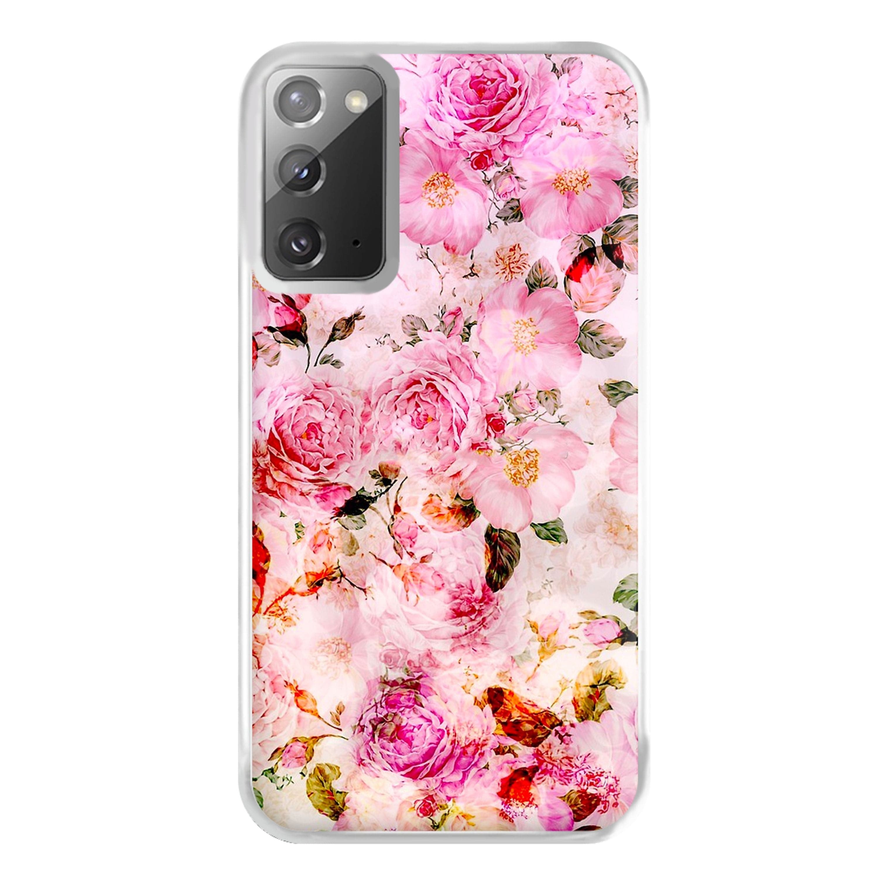 Pretty Pink Chic Floral Pattern Phone Case