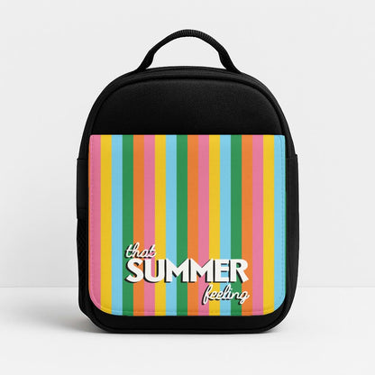 That Summer Feeling Stripes Insulated Lunch Bag