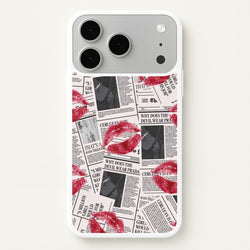 Front Page Kisses iPhone 17 Pro Case