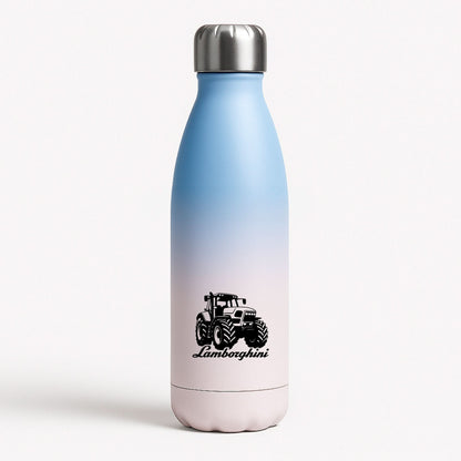 Lambo Tractor Blue Water Bottle