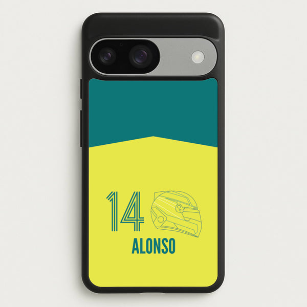 Alonso Helmet 2026 Google Pixel 9 / 9 Pro Case