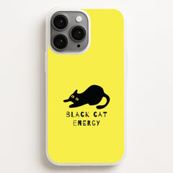 Black Cat Energy iPhone 16 Pro Case